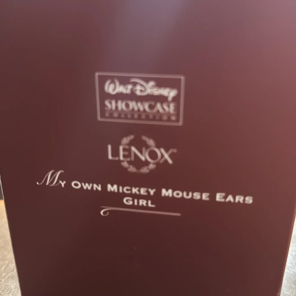 NIB LENOX Walt Disney Showcase My Own Mickey Mouse Ears Girl Ornament - Picture 5 of 6
